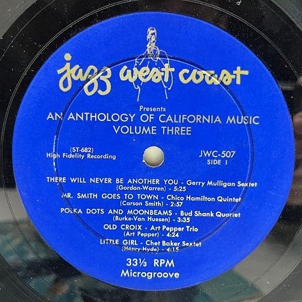 VARIOUS / Jazz West Coast Vol. 3 (LP) / World Pacific VARIOUS / Jazz West Coast Vol. 3 (LP) / World Pacific