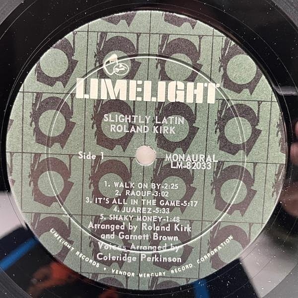 ROLAND KIRK / Slightly Latin (LP) / Limelight | WAXPEND RECORDS