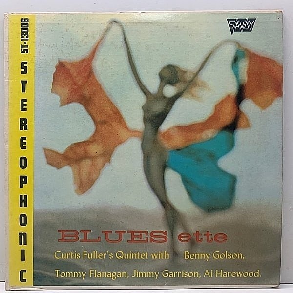 レコードメイン画像：極美盤!! RVG刻印 マルーン US初期プレス CURTIS FULLER'S QUINTET Blues ette (Savoy) w/ Benny Golson, Tommy Flanagan, Jimmy Garrison