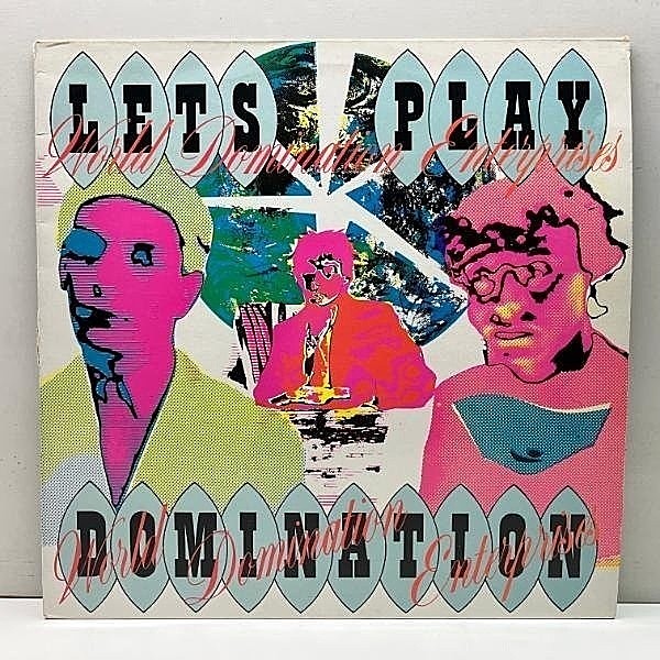 レコードメイン画像：【禍々しい轟音ノイズジャンク】良好!! UKオリジナル WORLD DOMINATION ENTERPRISES Let's Play Domination 極悪ノイズDUB Big Black