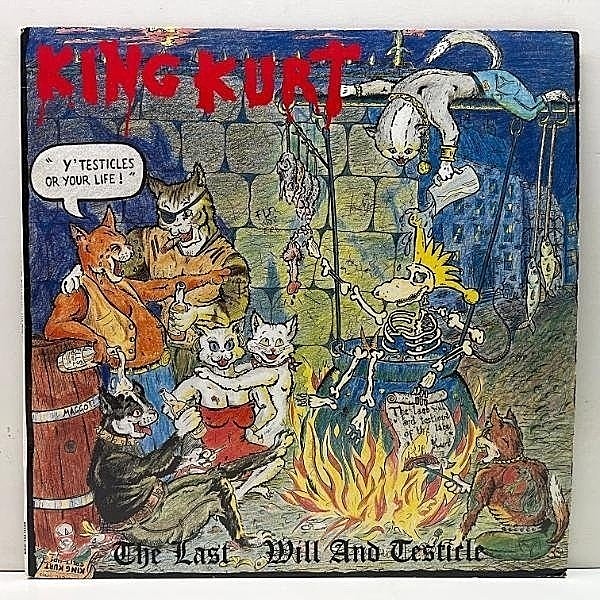 レコードメイン画像：良好品!! USオリジナル KING KURT The Last Will And Testicle ('89 GWR) Mack The Knife 乱痴気カヴァーなど サイコビリー LP