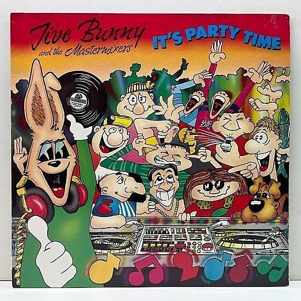 レコードメイン画像：EUオリジナル JIVE BUNNY and THE MASTERMIXERS It's Party Time ('90 Mega) キレキレのテンポで繋がれるオールディーズDJ集 LP