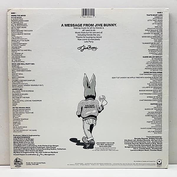JIVE BUNNY AND THE MASTERMIXERS / The Album (LP) / ATCO | WAXPEND