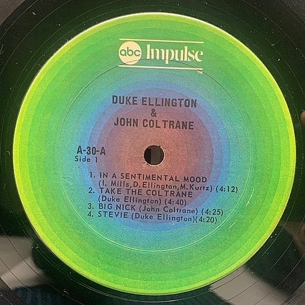 60sプレスDuke Ellington & John Coltrane Buy Duke Ellington & John Coltrane : Duke Ellington & John