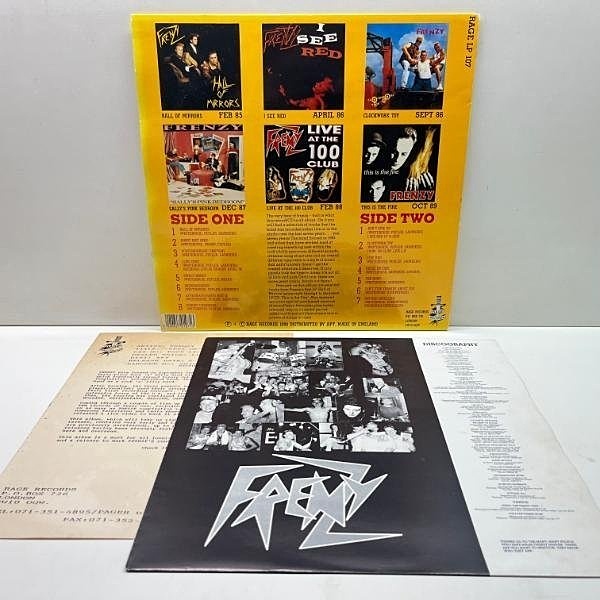 FRENZY / The Very Best Of (LP) / Rage | WAXPEND RECORDS