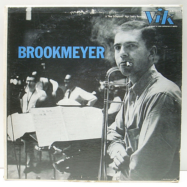 レコードメイン画像：MONO 深溝 USオリジナル BOB BROOKMEYER ('57 Vik LX 1071) Al Cohn, Gene Quill, Hank Jones, Milt Hilton, Osie Johnson ほか