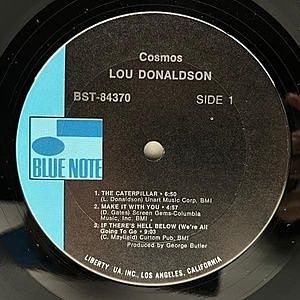 ★ＵＳオリジナル盤★『Cosmos』LOU DONALDSON Lou Donaldson : Cosmos (LP, Vinyl record album) -- Dusty