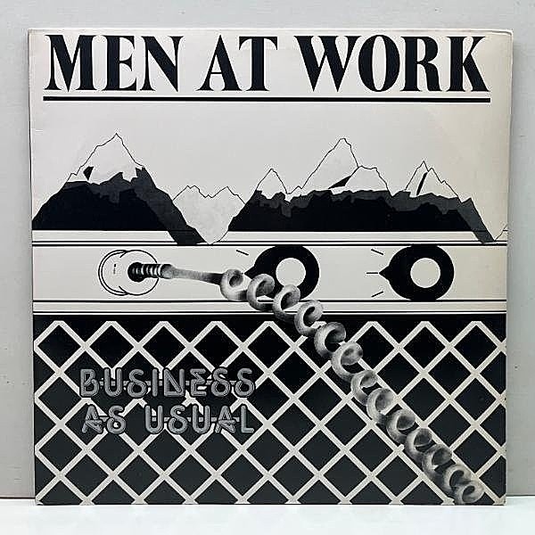 レコードメイン画像：美盤!! 国内 MEN AT WORK Business As Usual ('82 Epic) アーバンレゲエ名曲 Down Under ほか メン・アット・ワーク／ワーク・ソングズ LP