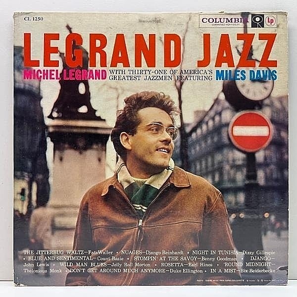 レコードメイン画像：【w/ MILES DAVIS, JOHN COLTRANE】USオリジナル MONO 初版 6eye 深溝 MICHEL LEGRAND JAZZ (Columbia CL 1250) ルグラン流モダンジャズ