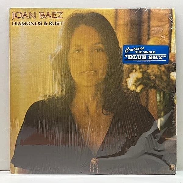 レコードメイン画像：シュリンク良好!! USオリジナル JOAN BAEZ Diamonds & Rust ('75 A&M) 手書きマト両面P1 ジョーン・バエズ 名盤 AOR, Mellow Folk