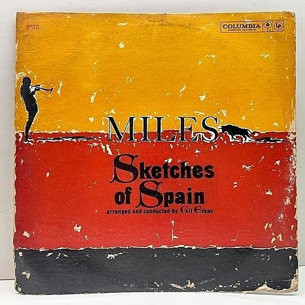 レコードメイン画像：USオリジナル【1Aマト】MONO 6eye 深溝 MILES DAVIS Sketches Of Spain ('60 Columbia) w/ Gil Evans, Teo Macero 米 初回 モノラル