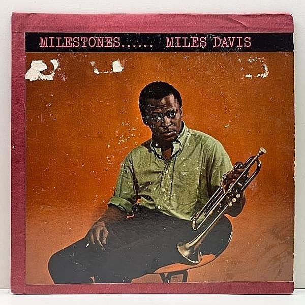 レコードメイン画像：US 完全オリジナル MONO 6eye 深溝 MILES DAVIS Milestones ('58 Columbia CL 1193) 英番一桁の初期マト w/ John Coltrane, Cannonball