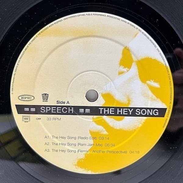 SPEECH / The Hey Song (12) / Epic | WAXPEND RECORDS