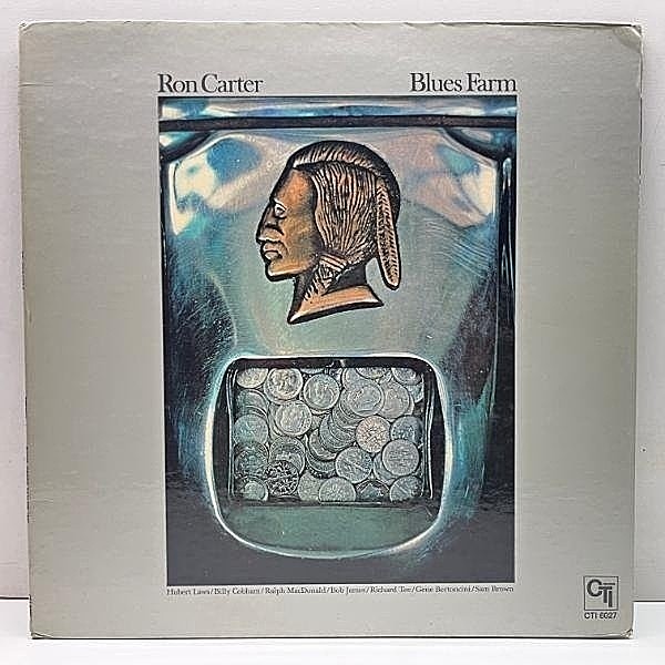 レコードメイン画像：Cut無し!! VANGELDER刻印 USオリジナル RON CARTER Blues Farm (CTI 6027) w/ Bob James, Hubert Laws サンプリング・ネタ