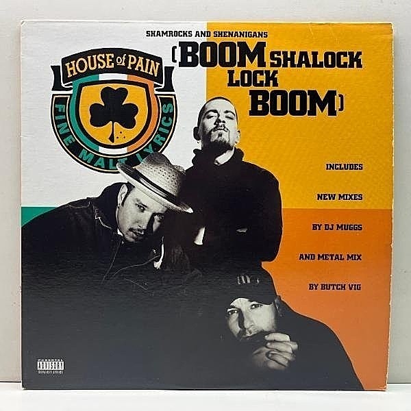 レコードメイン画像：良好!! 12インチ USオリジナル HOUSE OF PAIN Shamrocks And Shenanigans (Boom Shalock Lock Boom) 最高のクラシック代表曲全4ver.収録！