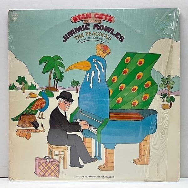 レコードメイン画像：Cut無し!シュリンク美品!【w/ STAN GETZ】USオリジナル JIMMIE ROWLES The Peacocks ロウルズの味わい深い歌唱も愉しめる隠れ名盤