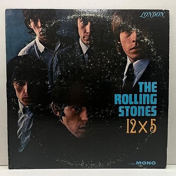 レコードメイン画像：美再生!! 初版 Unbox・Open Logo 1stマルーン MONO 米 USオリジナル ROLLING STONES 12×5 ('64 London) マシンMR刻印 モノラル LP 原盤