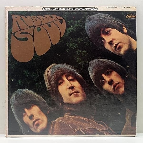 レコードメイン画像：美盤!! Early 70s USプレス THE BEATLES Rubber Soul (Apple ST-2442) ビートルズ／ラバー・ソウル 名曲 In My Life など収録 米 LP