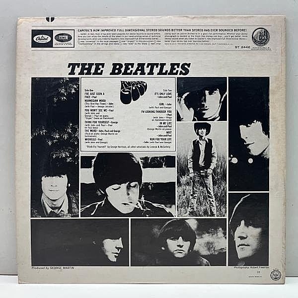 【美品】アップル赤盤 ビートルズ 「ラバー・ソウル」 赤盤】The Beatles(ビートルズ)「Rubber Soul(ラバー・ソウル