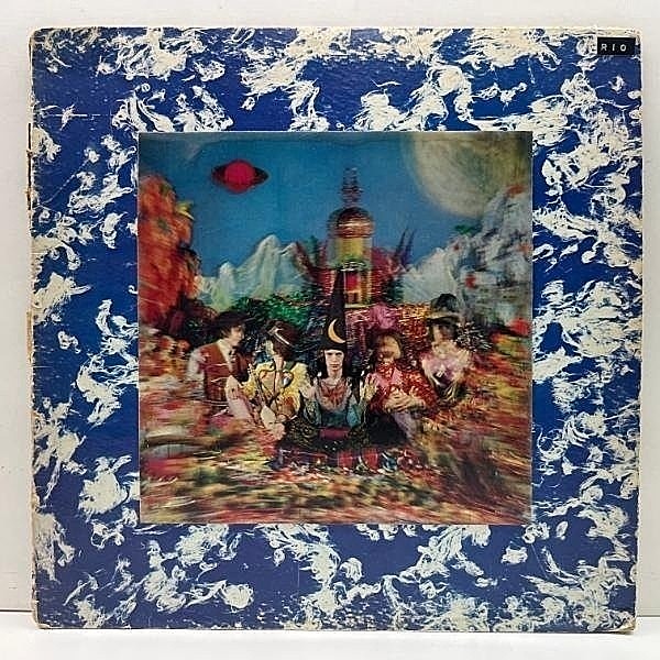 レコードメイン画像：USオリジナル 初回 3D lenticular 銀バー青ラベ ROLLING STONES Their Satanic Majesties Request ('67 London) BellSound刻印 LP