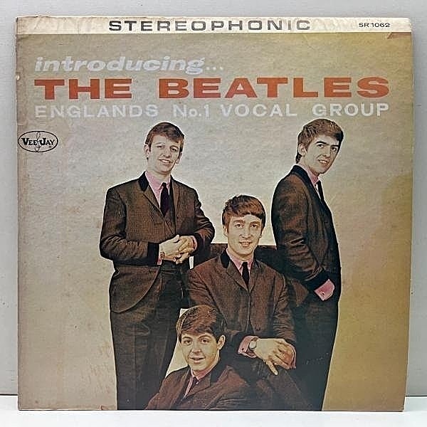 レコードメイン画像：良好盤!! Version 1『LOVE ME DO & P.S. I LOVE YOU』虹ラベ OVAL US Vee Jay 米 USプレス THE BEATLES Introducing 米国での初アルバム