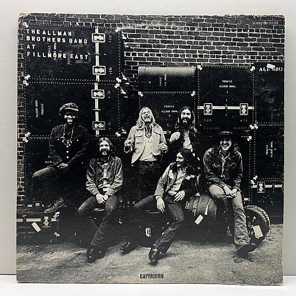 レコードメイン画像：良好盤!!【ATGP刻印／初版BROADWAY／PINKラベル】2LP 米 USオリジナル ALLMAN BROTHERS BAND At Fillmore East ('71 Capricorn)