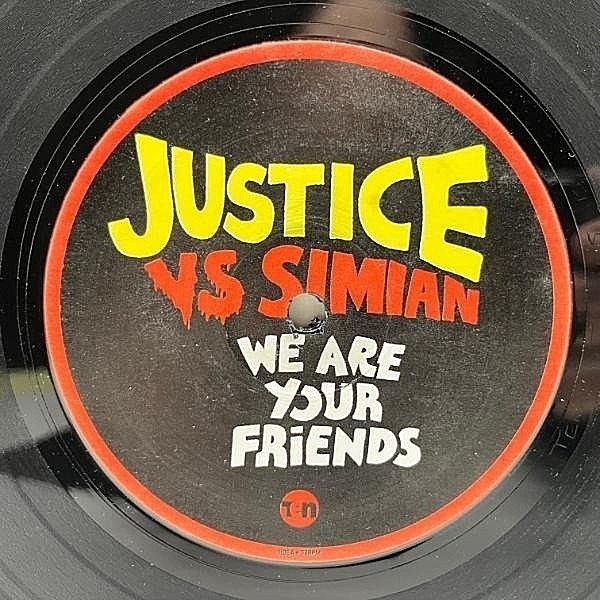 レコードメイン画像：良好!! 12インチ EUプレス JUSTICE vs. SIMIAN We Are Your Friends (10 Records TENTDJ 505) ロッキンACIDパーティーチューン