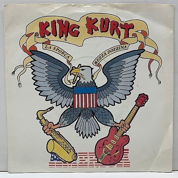 レコードメイン画像：良好!! UKオリジナル 7インチ 45回転 KING KURT America / High And Mighty ('86 Polydor) 英国 ズールーカウパンク／サイコビリー