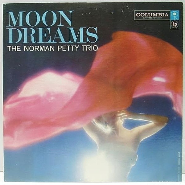 レコードメイン画像：美品 6eye 深溝 MONO オリジナル NORMAN PETTY TRIO Moon Dreams ('58 Columbia) BUDDY HOLLY 参加