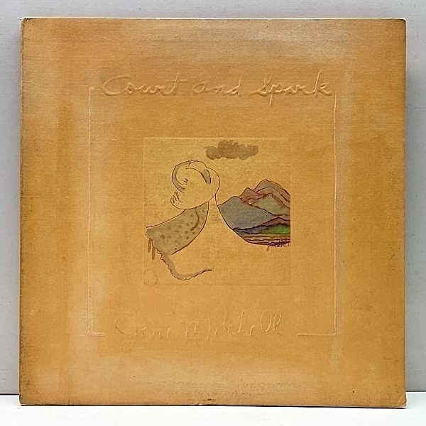 レコードメイン画像：良好盤!! USオリジナル【1973年表記 初版 Wマーク無し】JONI MITCHELL Court And Spark (Asylum) Larry Carlton, Tom Scott 米 初回プレス