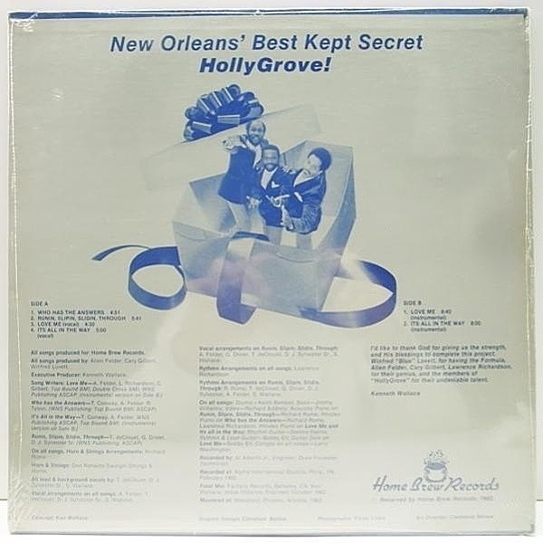 米12” Hollygrove! New Orleans Best Kept Secret 41086 HOME BREW /00250 HOLLYGROVE / New Orleans' Best Kept Secret (LP) / Home Brew