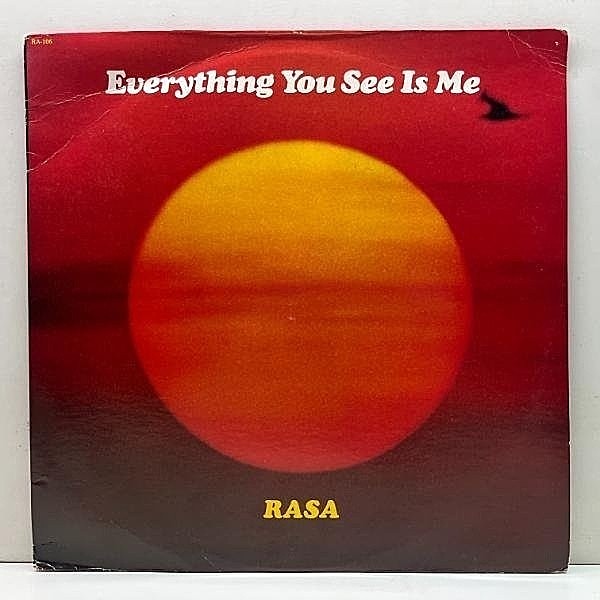 レコードメイン画像：【COMMON Take It Ez サンプリング ネタ】美盤!! USオリジ RASA Everything You See Is Me ('78 Govinda) Light Mellow ブルーアイドソウル