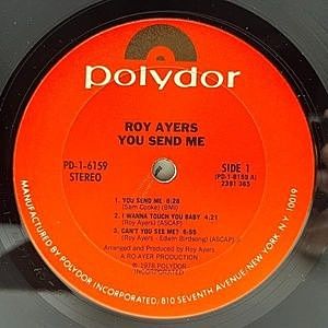 Roy Ayers – You Send Me – Vinyl (LP, Album, Stereo), 1978