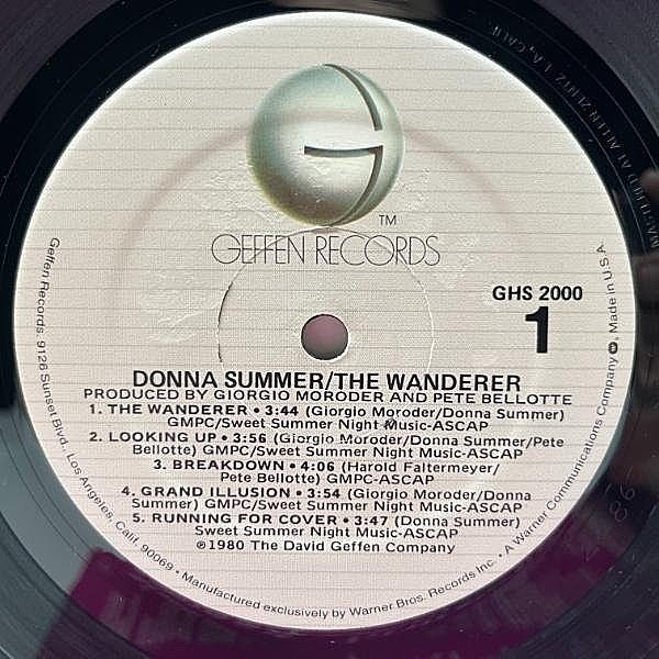 DONNA SUMMER / The Wanderer (LP) / Geffen | WAXPEND RECORDS