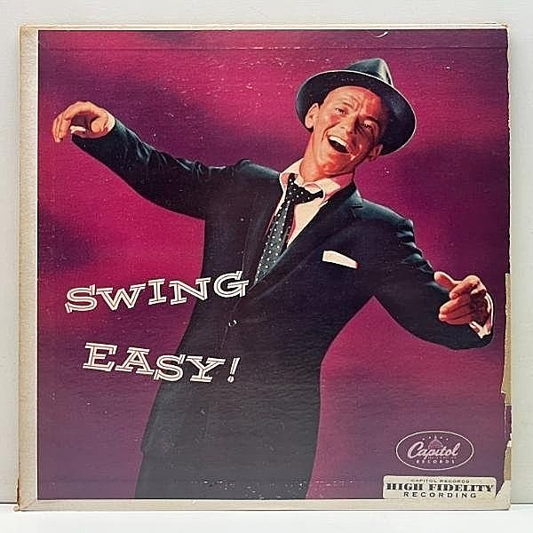 レコードメイン画像：激レア 10インチ 原盤 MONO 初版リングPurple US 完全オリジナル FRANK SINATRA Swing Easy (Capitol H 528) 初期の名唱たっぷりの人気作