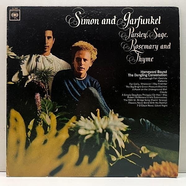 レコードメイン画像：十分概ね良好!! MONO 初版 白抜き 360 2eye USオリジナル SIMON & GARFUNKEL Parsley, Sage, Rosemary And Thyme 傑作3rd. 初回 モノラル