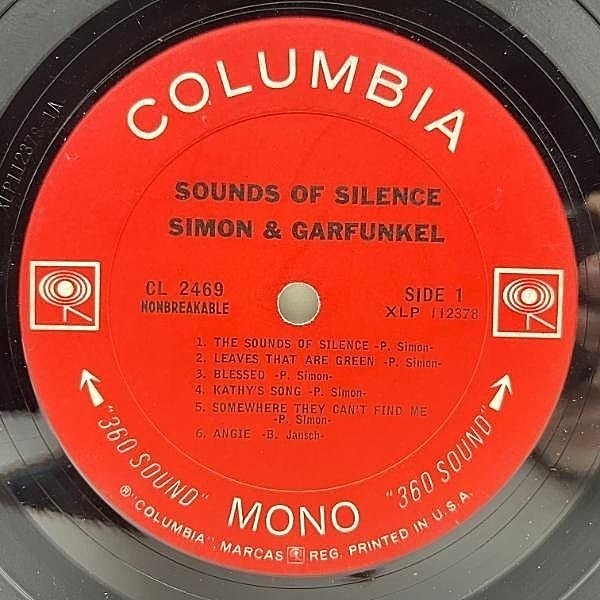 SIMON and GARFUNKEL / Sounds Of Silence (LP) / Columbia