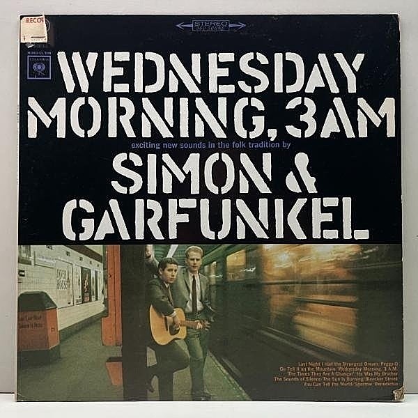 レコードメイン画像：十分概ね良好!! USオリジナル 初版 白抜き 360 2eye SIMON & GARFUNKEL Wednesday Morning, 3 A.M. ('64 Columbia) 水曜の朝、午前3時