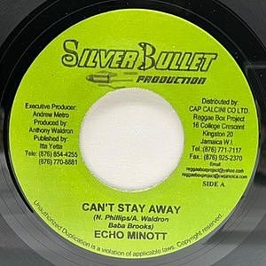 レコード画像：ECHO MINOTT / Can't Stay Away