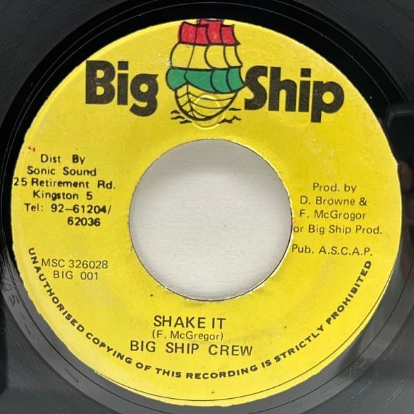 LUCIANO / Shake It Up Tonight (7) / Big Ship | WAXPEND RECORDS