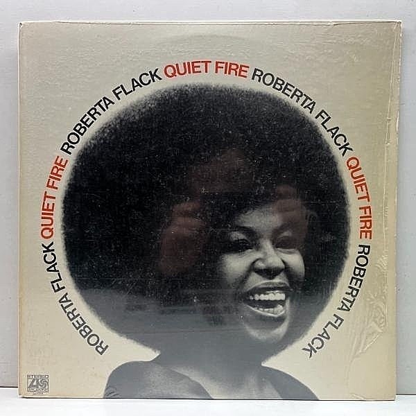 レコードメイン画像：シュリンク良好!! Cut無し BROADWAYリム USオリジナル ROBERTA FLACK Quiet Fire ('71 Atlantic) ロバータ・フラック 米 初回 LP