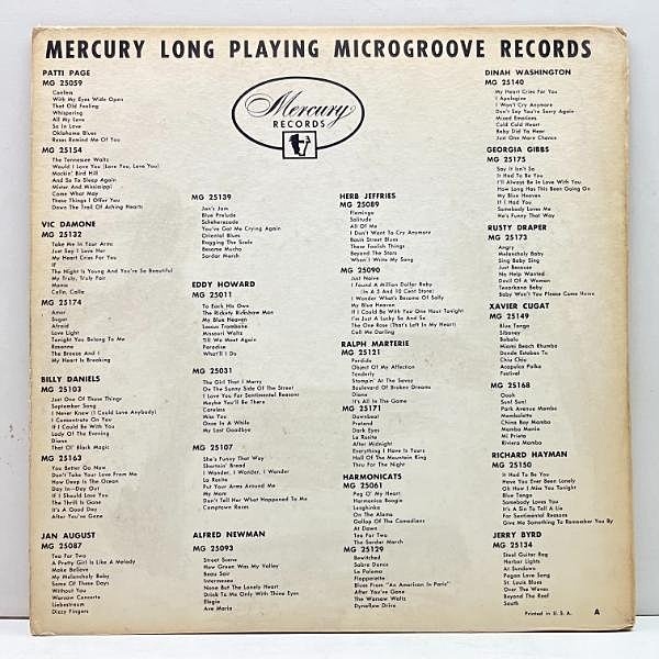 PATTI PAGE / Tennessee Waltz (10) / Mercury | WAXPEND RECORDS