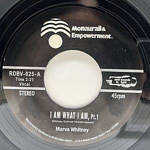 レコード画像：MARVA WHITNEY / オーサカ=モノレール / I Am What I Am