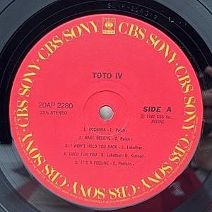 TOTO / Toto IV (LP) / CBS・Sony | WAXPEND RECORDS
