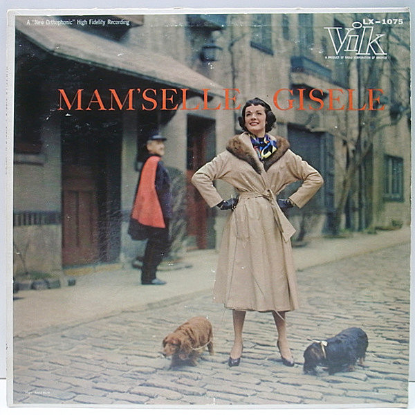 レコードメイン画像：ほぼ美盤!! MONO両溝 オリジナル GISELE MacKENZIE Mam'selle Gisele ('56 Vik) スタンダード集 ジゼル・マッケンジー