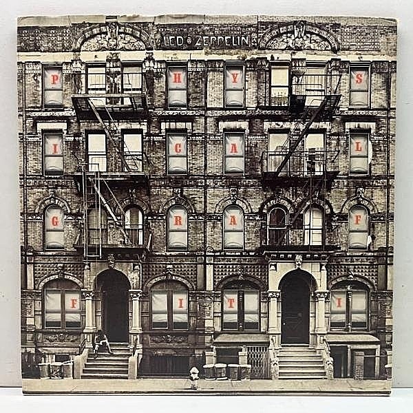 レコードメイン画像：良好品!! 2LP 初版 W無し USオリジナル LED ZEPPELIN Physical Graffiti ('75 Swan Song) 特殊ジャケ 米 初回プレス ROCKEFELLER