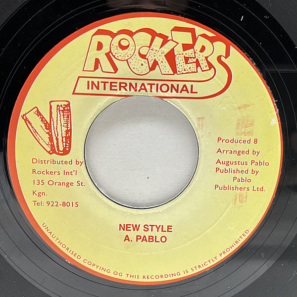 BONGO PAT / AUGUSTUS PABLO / Young Generation / New Style (7
