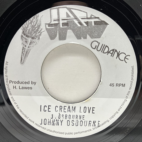 JOHNNY OSBOURNE / Ice Cream Love (7) / Jah Guidance