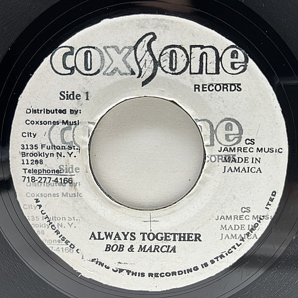 レコードメイン画像：【Sweet - Rocksteady名作】BOB & MARCIA Always Together (Coxsone) w/ BOB ANDY, MARCIA GRIFFITHS