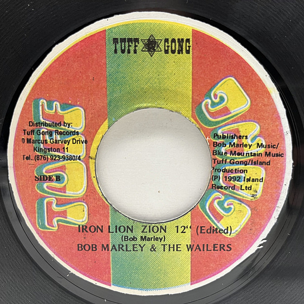 BOB MARLEY / Iron Lion Zion (7) / Tuff Gong | WAXPEND RECORDS